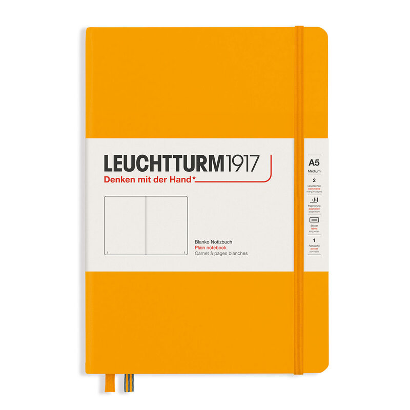 Leuchtturm Notebook A5 Hard Plain Rising Sun