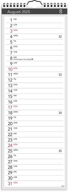 Väggkalender 2025 Lilla Miljökalendern Elegant